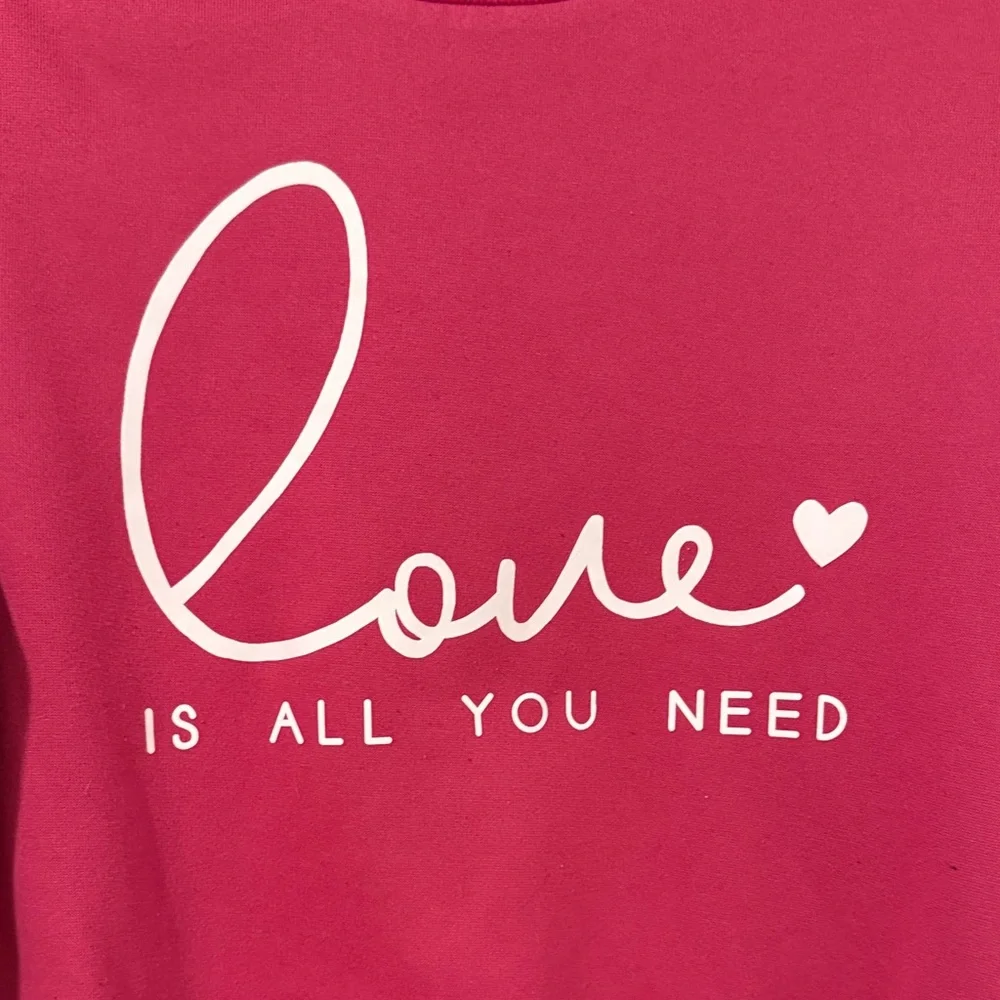 Pink Love Graphic Sweatshirt - Picture 2 of 5